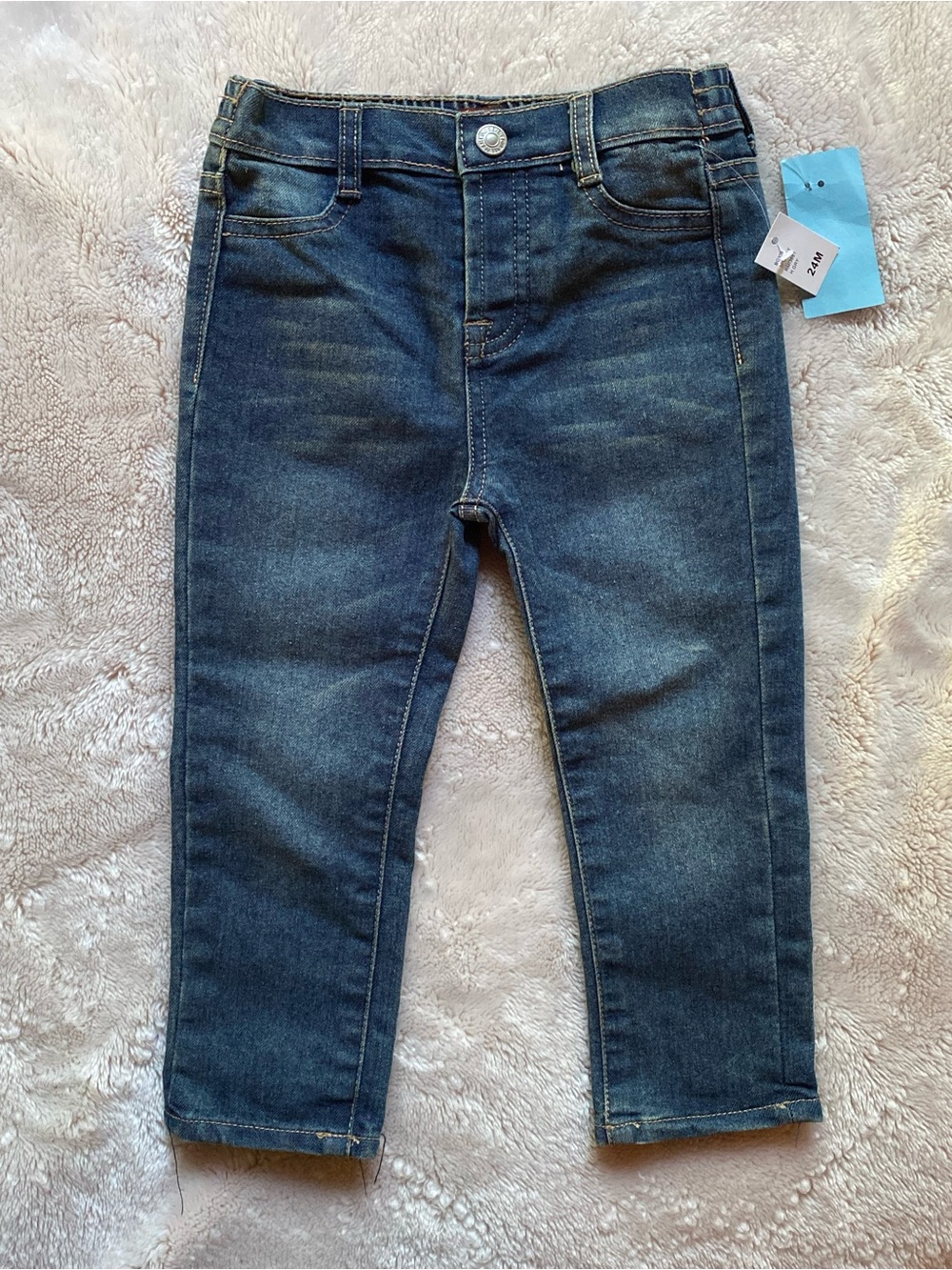 Boy’s 24M Blue Denim Jeans – Classic Straight Fit